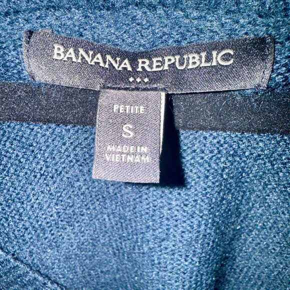 BANANA REPUBLIC DARK BLUE SWEATER NEW WITHOUT TAGS (NWOT) S - Picture 5 of 5